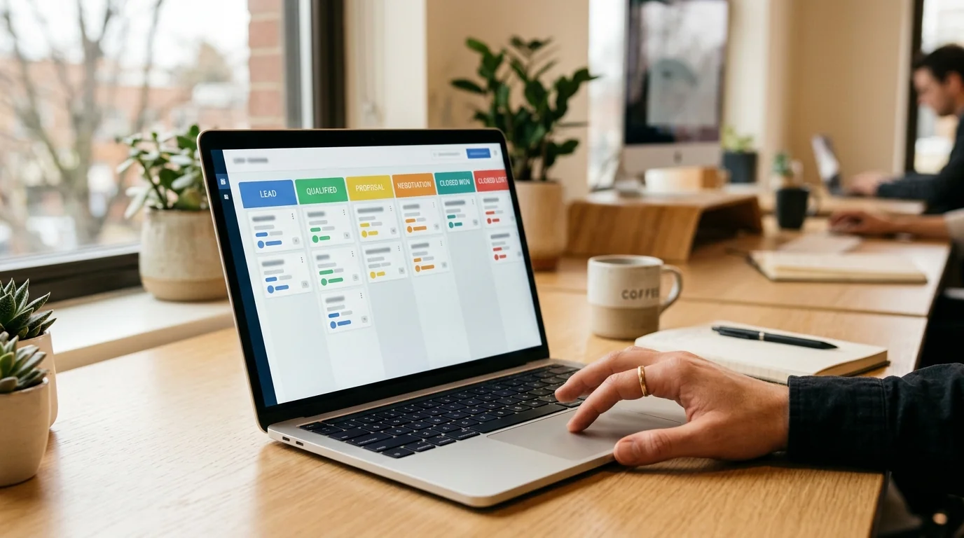 Dashboard CRM prospection pipeline B2B